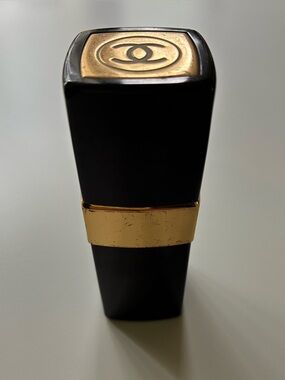Vintage Chanel No. 5 Black/Gold Fragrance Bottle/Container